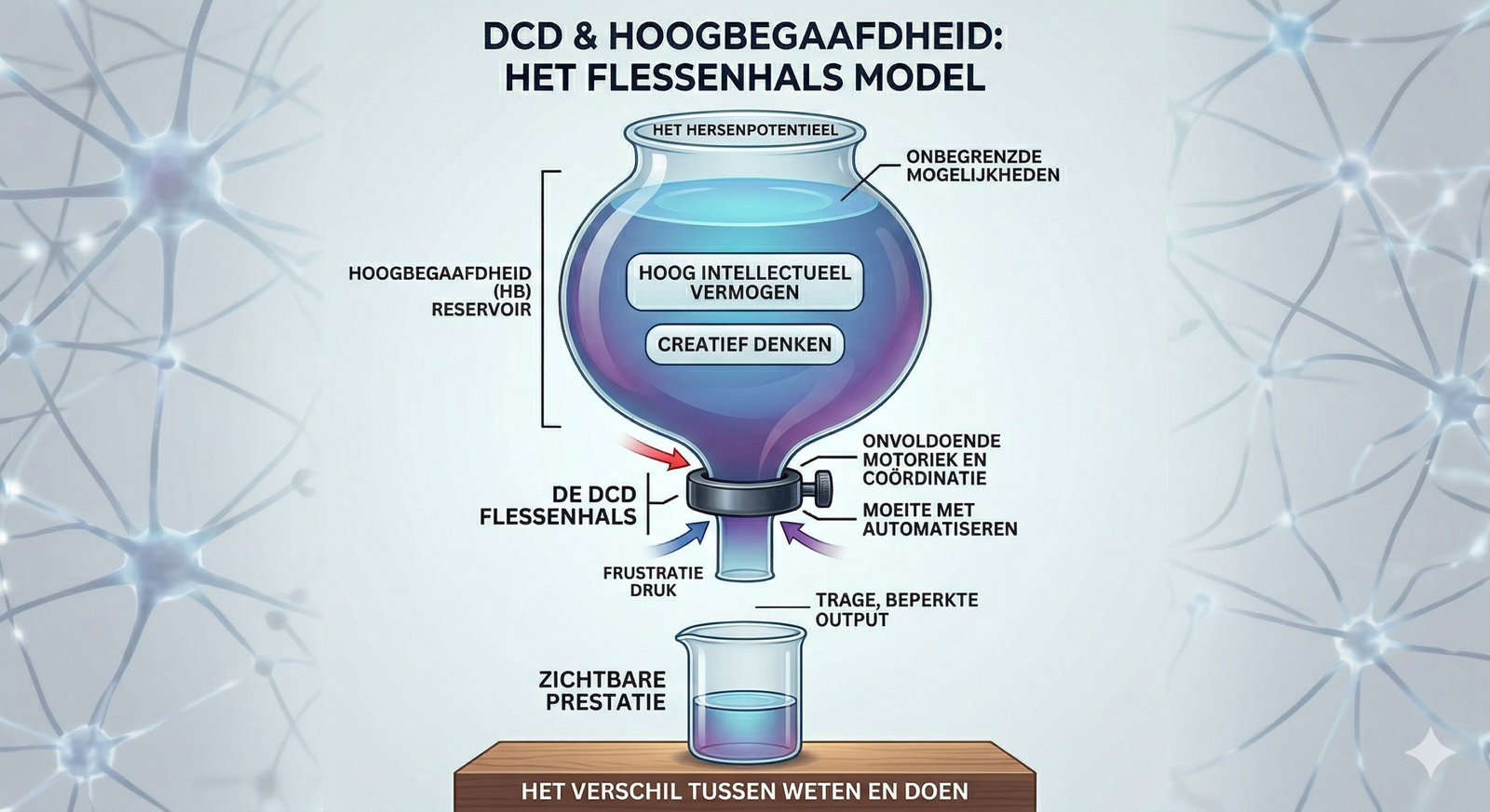DCD en Hoogbegaafdheid: snel denken, trage uitvoering